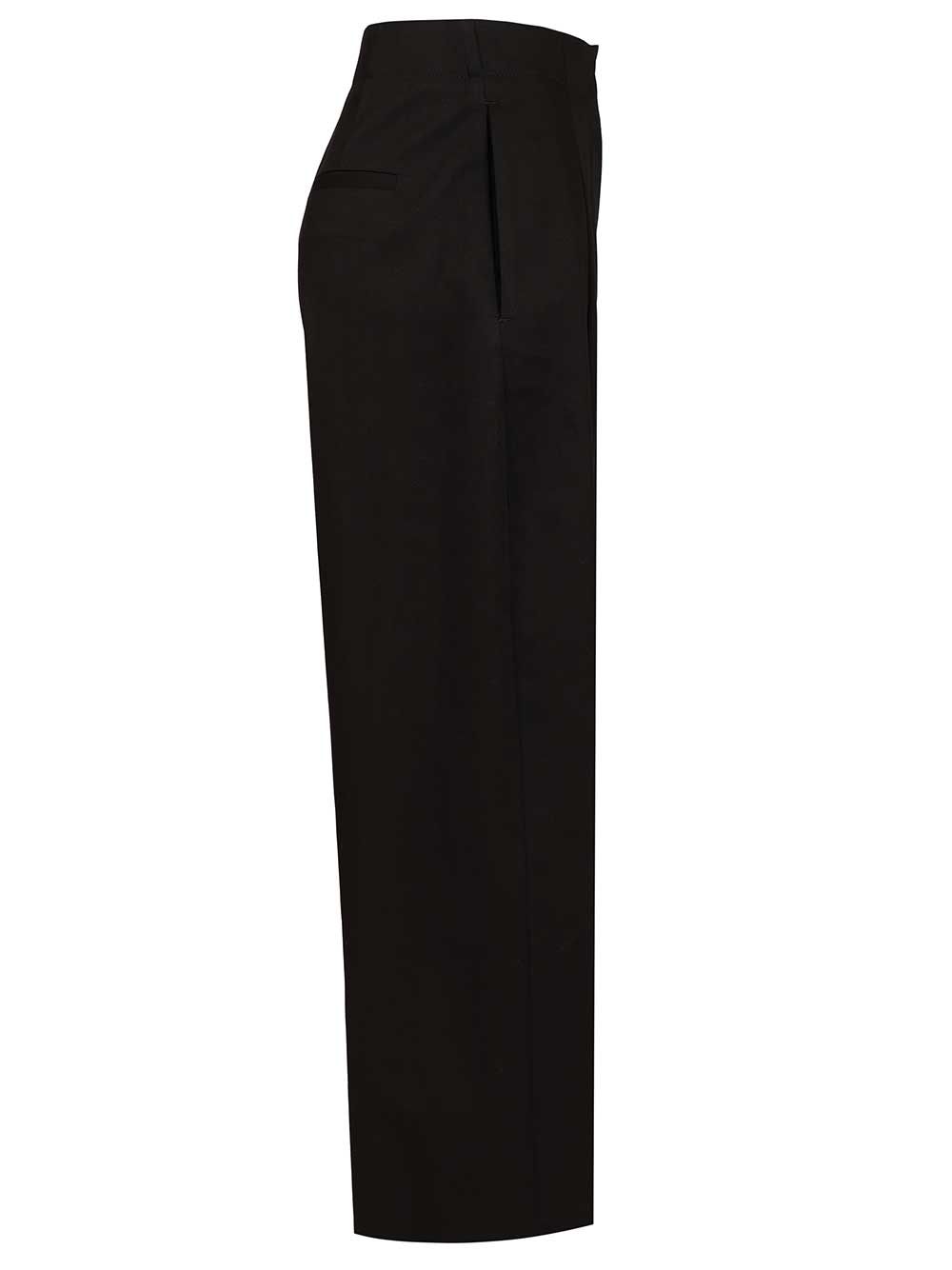 Al Duca D'Aosta Loose Fitting Trousers - Black | 7568894decdbf0309a5869326e4fa4ae739736ed