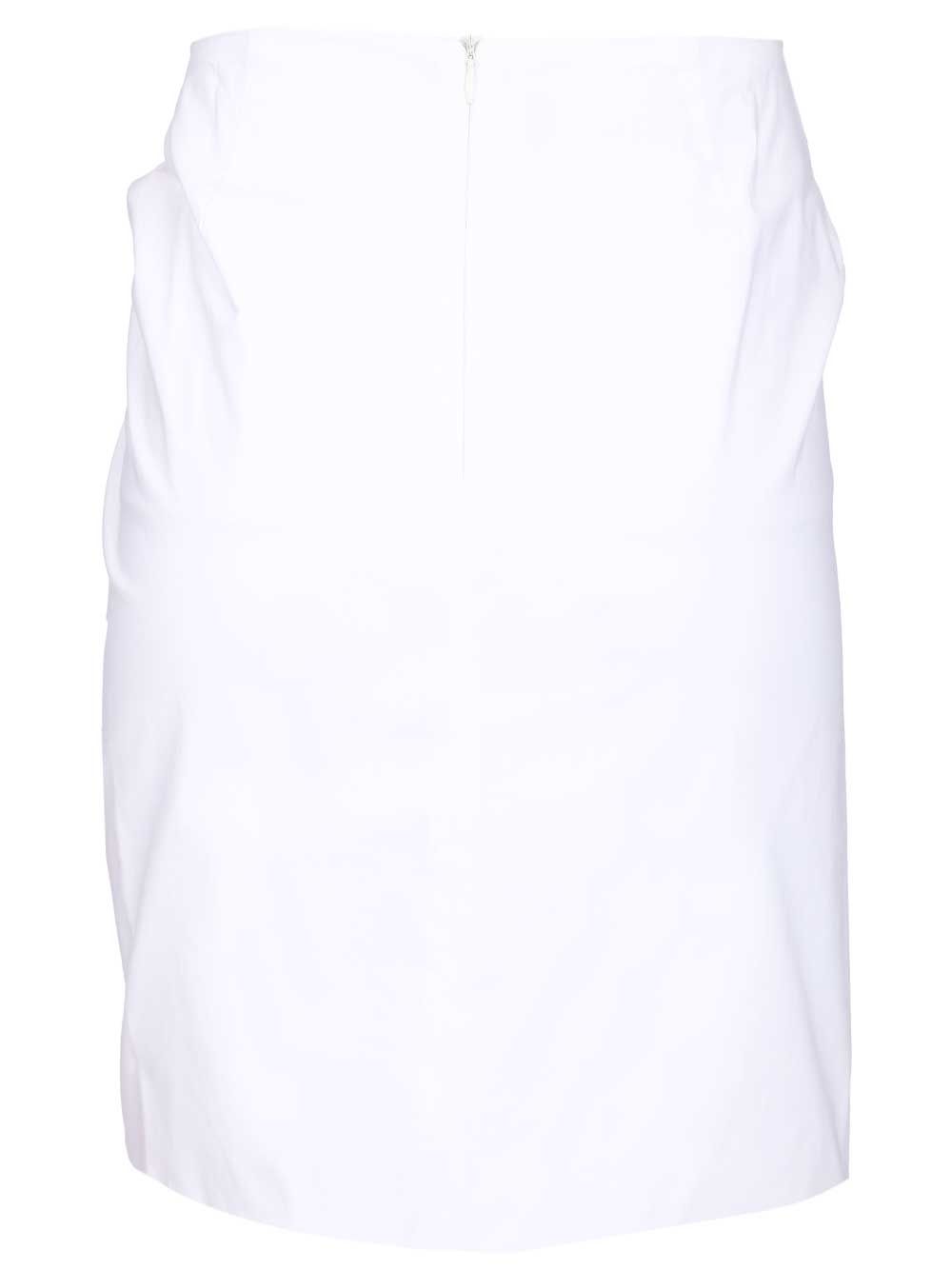 Federica Tosi Short Skirt With Knot Skirts - White | df9e154535286fc068efe56419678055f758f12c