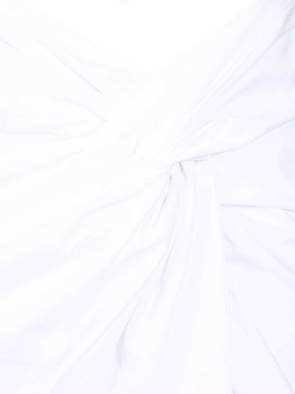 Federica Tosi Short Skirt With Knot Skirts - White | b83914732eab101d1f47c9d5a7075140c4515689