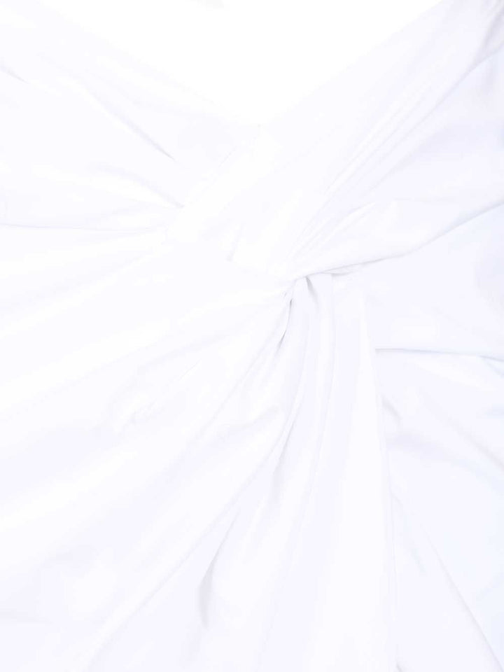 Federica Tosi Short Skirt With Knot Skirts - White | b83914732eab101d1f47c9d5a7075140c4515689