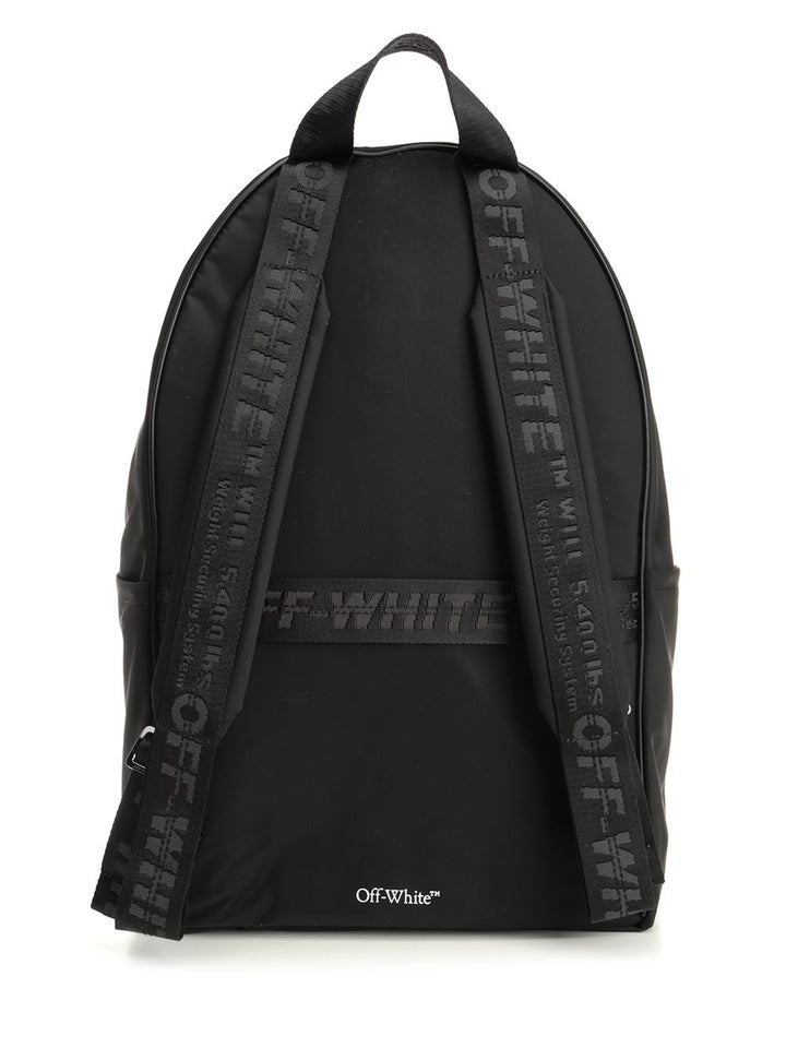 Off-White Arrow Print Backpack Backpacks & Travels - Black | 2c18ad930647e3e1bda8dd1db60e4c79e3ace66b