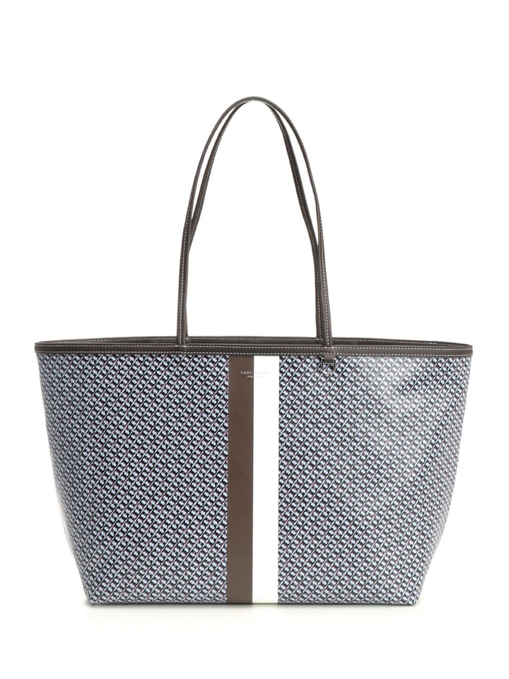 Tory Burch Race Shopping Bag Shoulder Bags - Blue | f2e8e365b8c8e09f16e41f4809b006c908017773