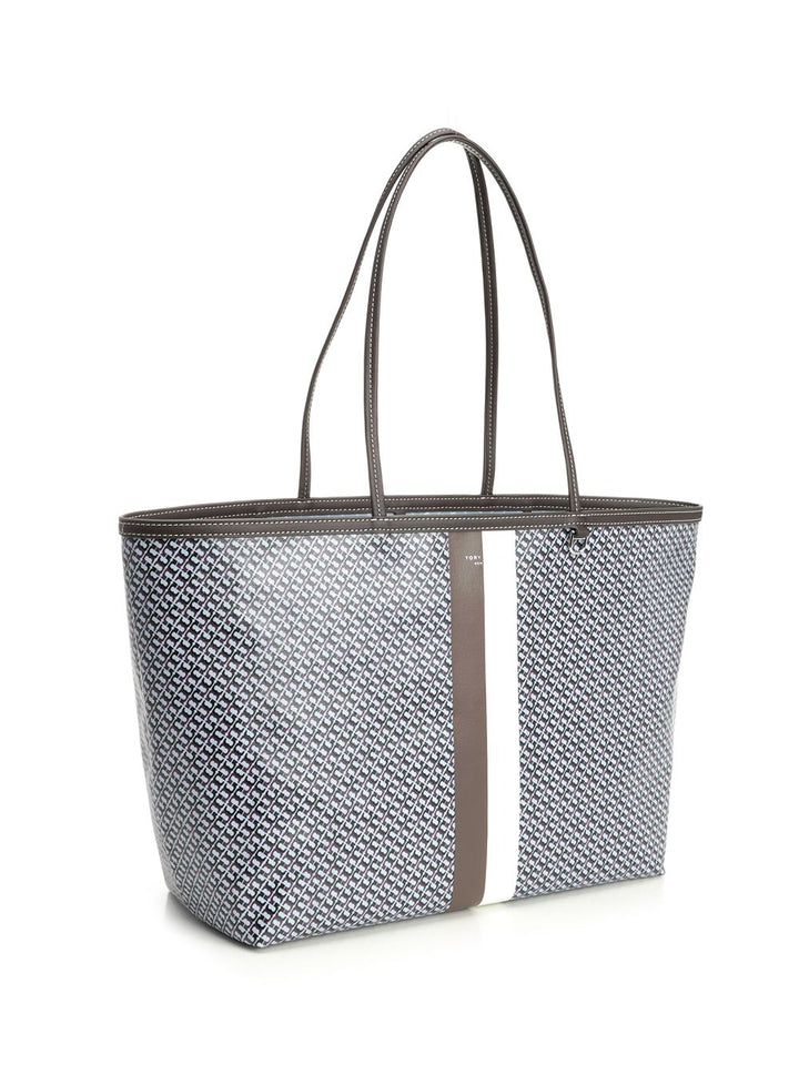 Tory Burch Race Shopping Bag Shoulder Bags - Blue | 1e9942d7cd40612edb15a488d73e51a464316d49