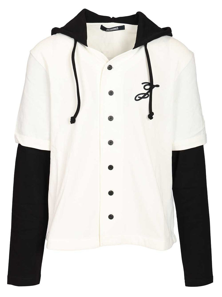 Jacquemus Letro Long-Sleeved T-Shirt Jackets - White | 67d3fe2cd5c3f34833a30effb9e766ca41708a4e