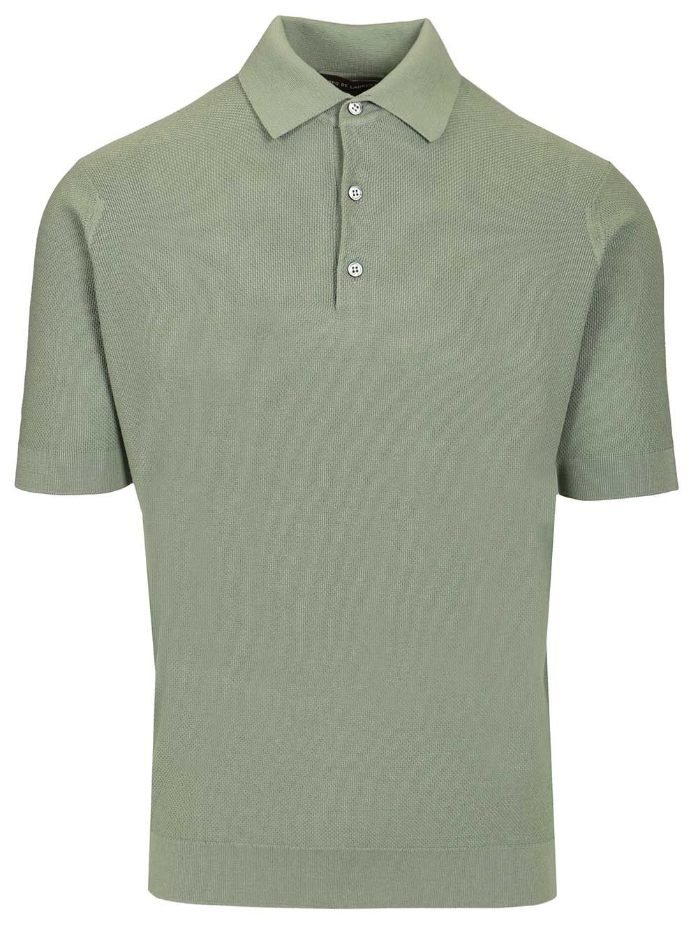 Filippo De Laurentiis Pique Polo shirt - Green | cca52825b05f7fce92d654be226d913ee4fcb6ef