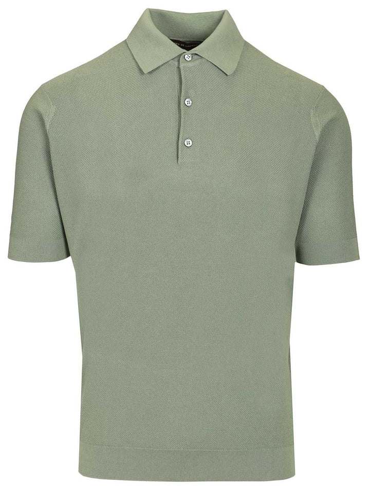 Filippo De Laurentiis Pique Polo shirt - Green | cca52825b05f7fce92d654be226d913ee4fcb6ef