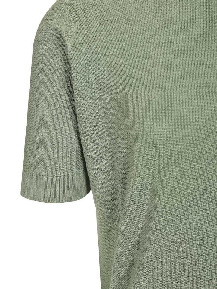 Filippo De Laurentiis Pique Polo shirt - Green | 503a0b808d0f4336b26d4747616738c9dbfc0a63