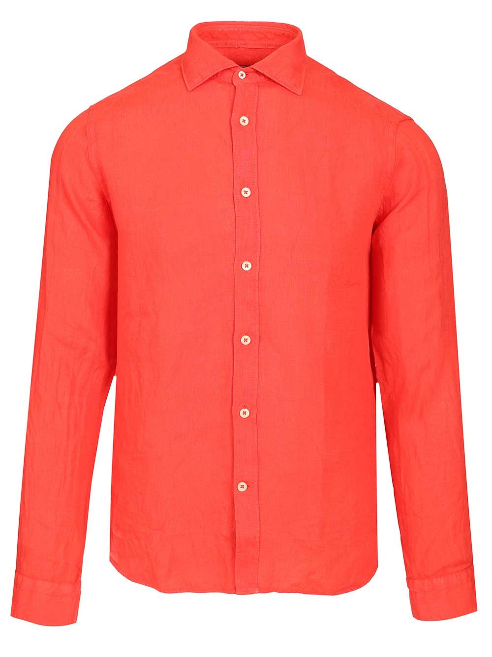 Al Duca D'Aosta Linen Shirt Shirts - Red | 00a00e3bdffacf95c80ab723ca149d6786e7559f