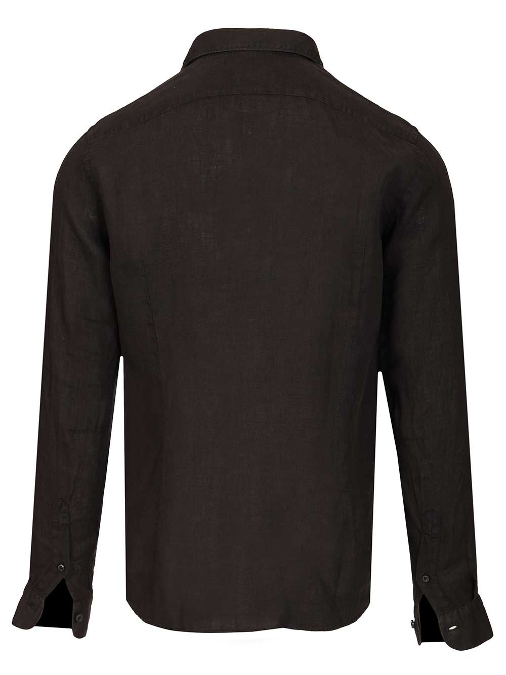 Al Duca D'Aosta Linen Shirt Shirts - Black | fa2c01c753529290913a947b01660973b6929d78