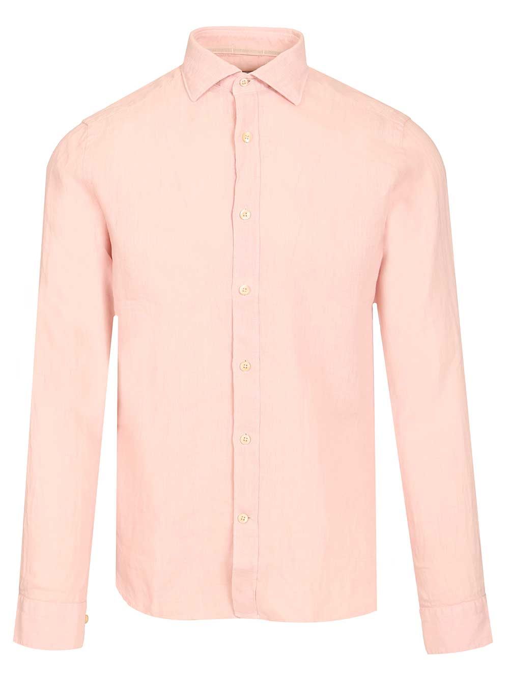 Al Duca D'Aosta Linen Shirt Shirts - Rose | 8f08ae153fc914be2a7397a874823c5c66340c75
