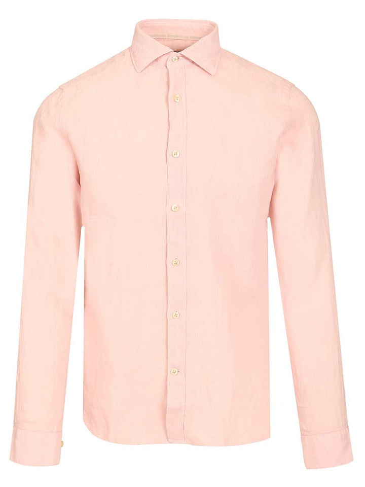 Al Duca D'Aosta Linen Shirt Shirts - Rose | 8f08ae153fc914be2a7397a874823c5c66340c75