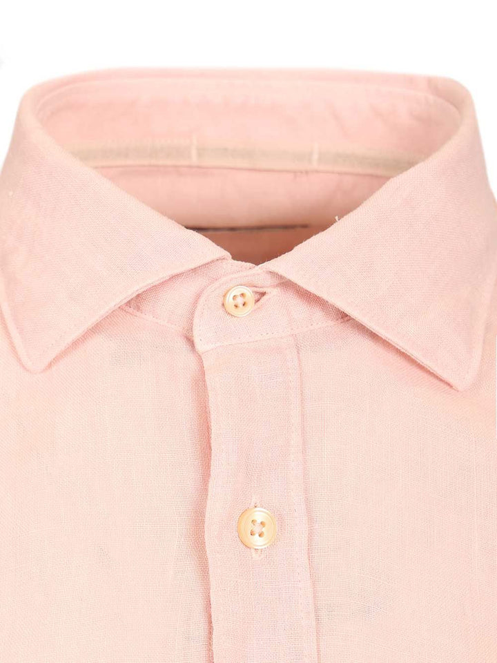 Al Duca D'Aosta Linen Shirt Shirts - Rose | a9aa34b6241ca286c99f310d3da88ba910c04266