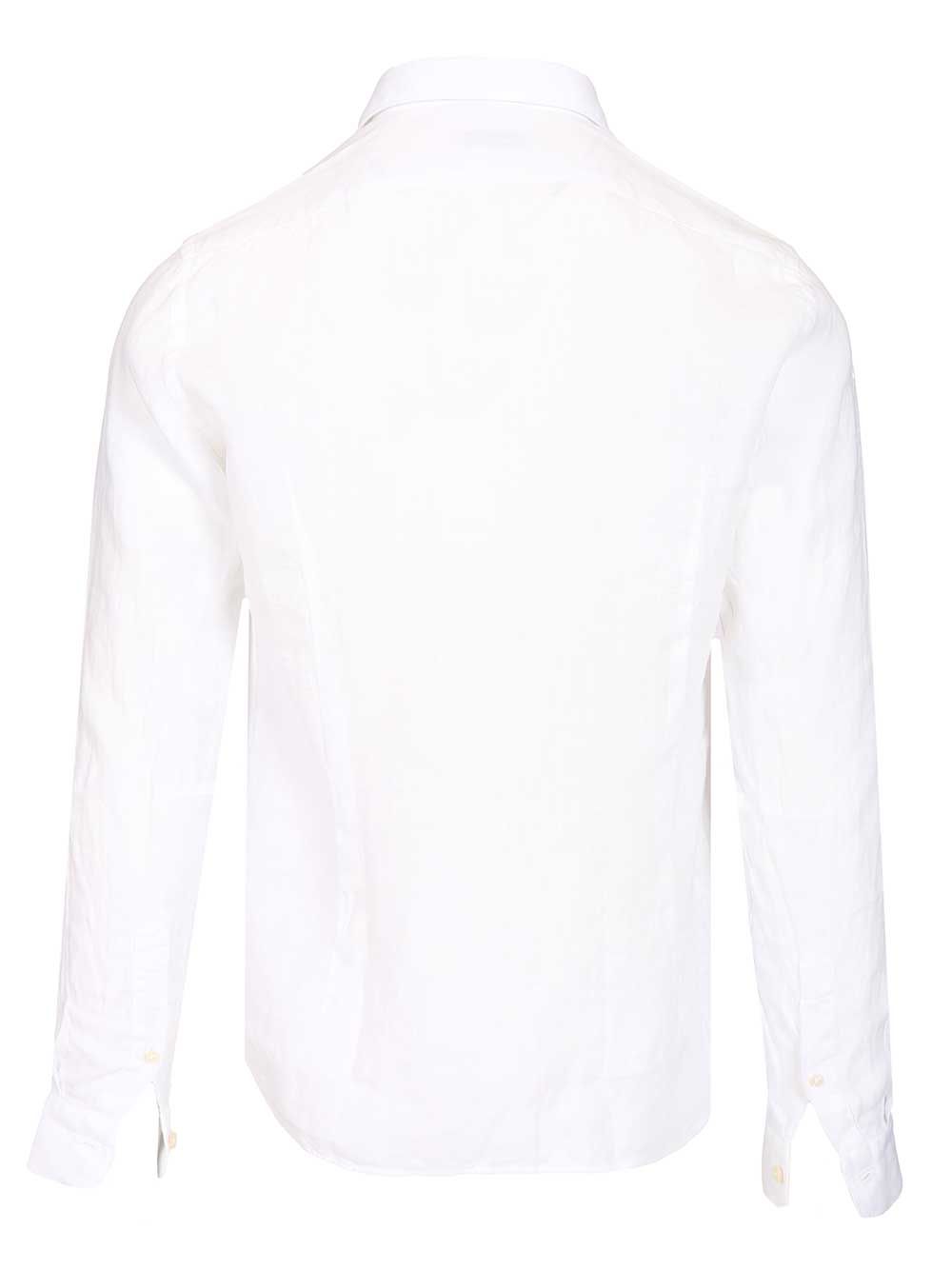 Al Duca D'Aosta Linen Shirt Shirts - White | b5dc6b369c99abe0b5cc695241186cc513c54b93