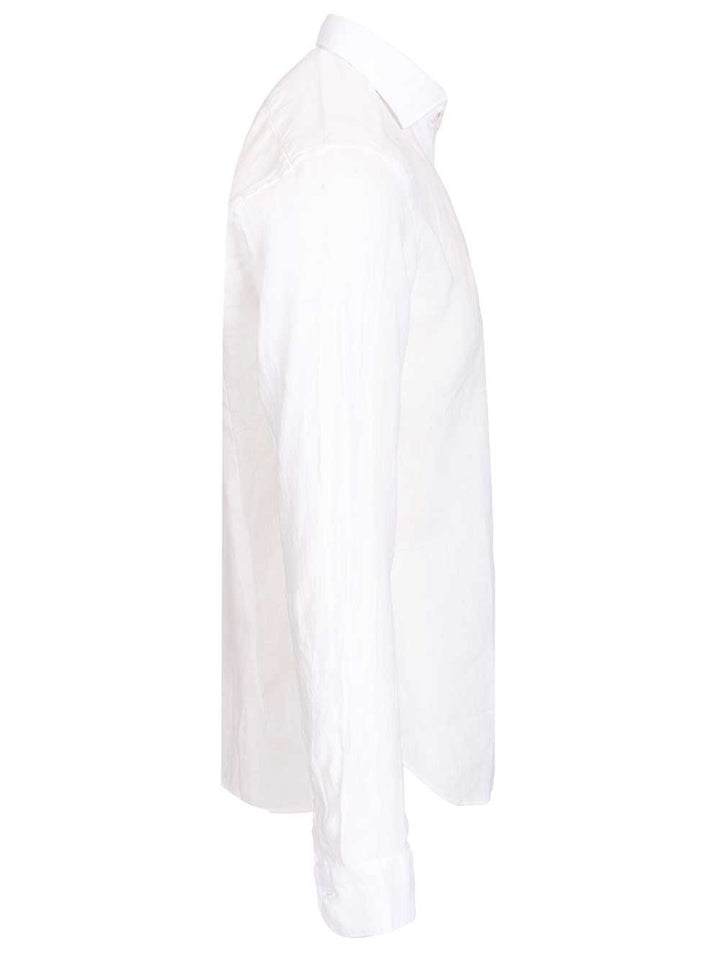 Al Duca D'Aosta Linen Shirt Shirts - White | b94a42981f710fff405102ea5ad6ccb18b17d76b