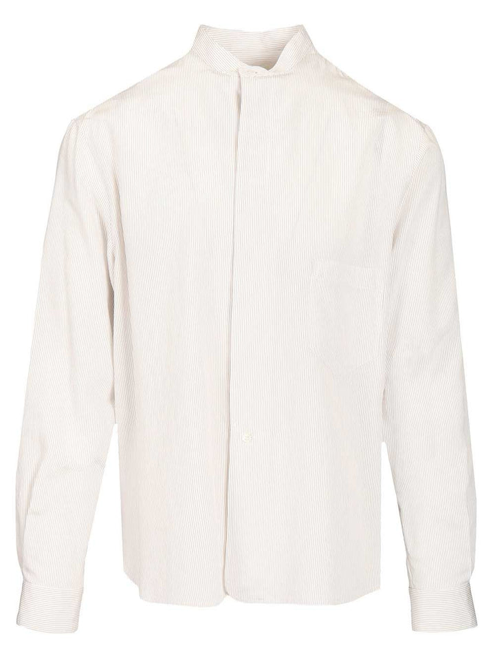 Grifoni Striped Shirt Shirts - White | 0d652229b2c61c890865b6488b43f95c7d3f5dc6