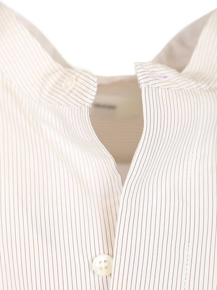 Grifoni Striped Shirt Shirts - White | 20235192ff9e633f71cd666a8c840a1a19963892