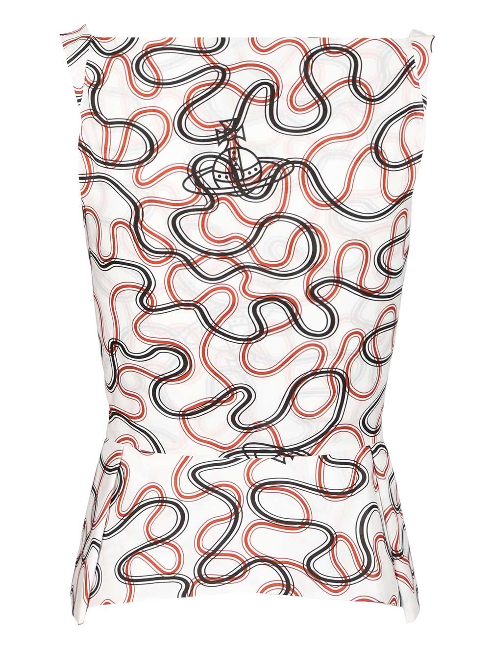 Vivienne Westwood Sleeveless Top Monday Tops - White | 3e6594670facbb31385da0c9a8ef8ed3e59768a6