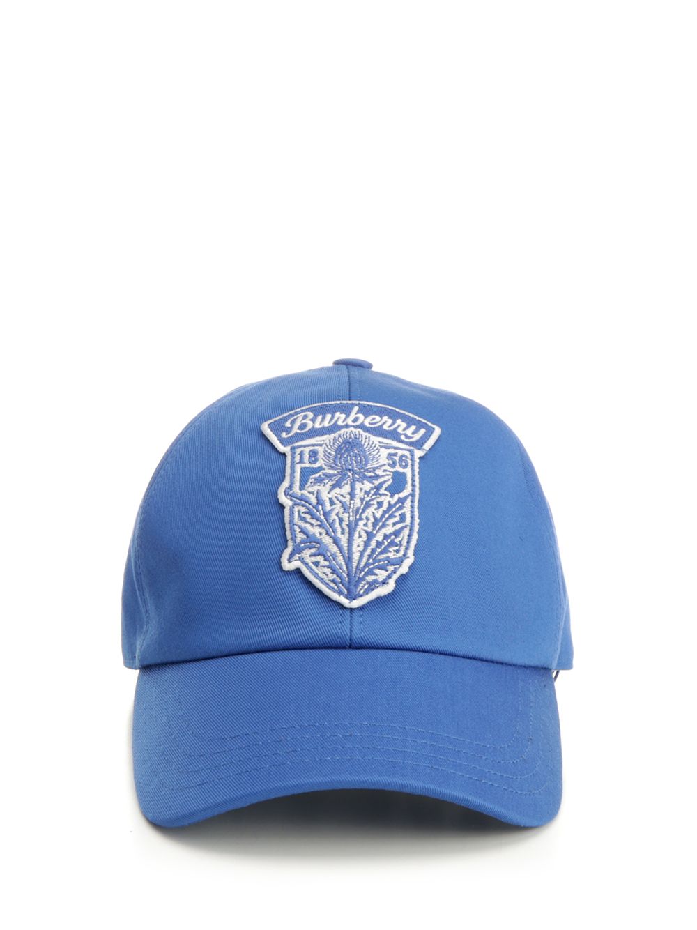 Burberry Mh Thstl Emb Cap Alt Hats - Blue | 2bb1d14f3b07d1b8b2bed8f001689fe5cb02ff66