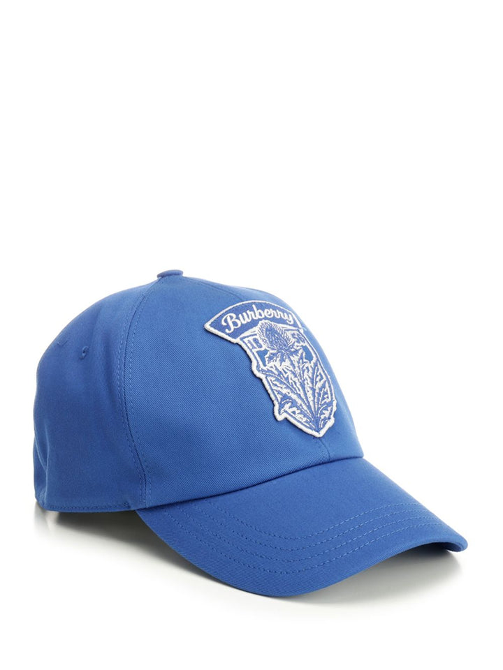Burberry Mh Thstl Emb Cap Alt Hats - Blue | 4796909cbad8d7624089a1ebdaea96676fe58392