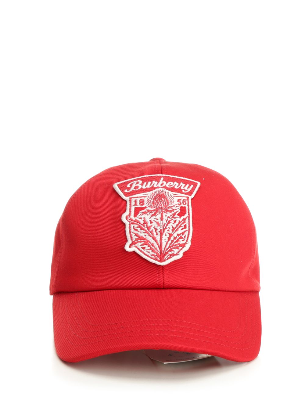 Burberry Mh Thstl Emb Cap Alt Hats - Red | 43143bb0017dd5164737d9461422e13c953a7d7f