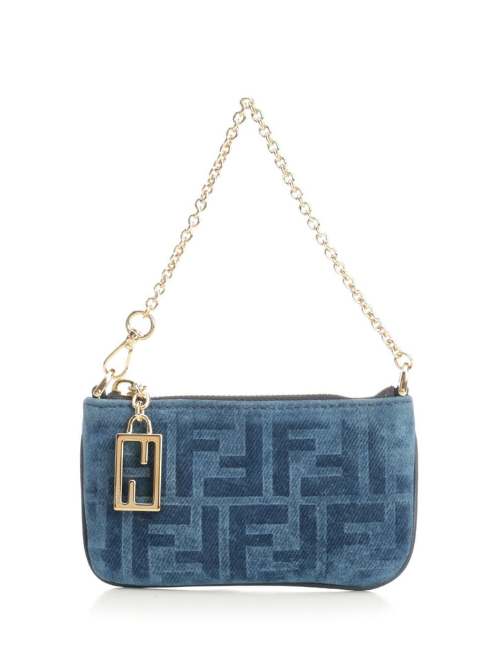 Fendi Baguette Small leather goods - Blue | 02793dca229d7cc8dfd33ed2b27876d504cb3231