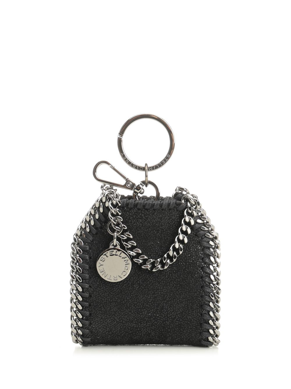 Stella Mccartney Falabella Airpods Case Keychain Small leather goods - Black | 32313e7918d1a2a78791387dce5a0461bf1375fd