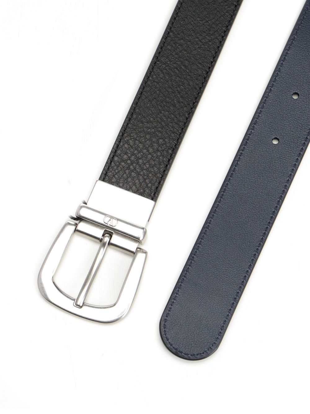 Valentino Garavani Belt With Reversible Buckle Belts - Black | 461f6f386a01e61bff0daaaf98d95a51c54a6e70