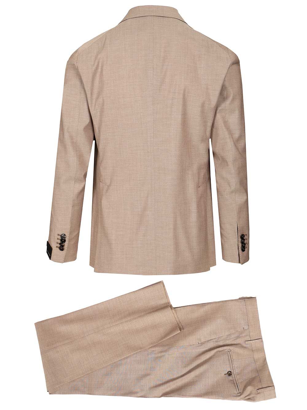 Tagliatore Montecarlo Double-Breasted Suit Dresses - Beige | 8ac7828935efd79e7efa9b45c260a581404a7442