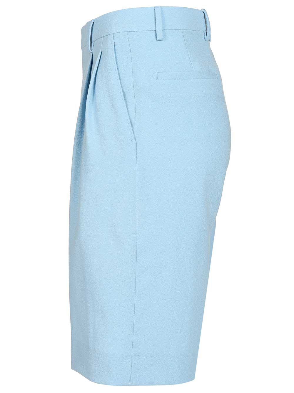 Tagliatore Bermuda Shorts Trousers - Light blue | 636ea2e73d926f4d20e6b62cd8a5cb745b3cfc6c