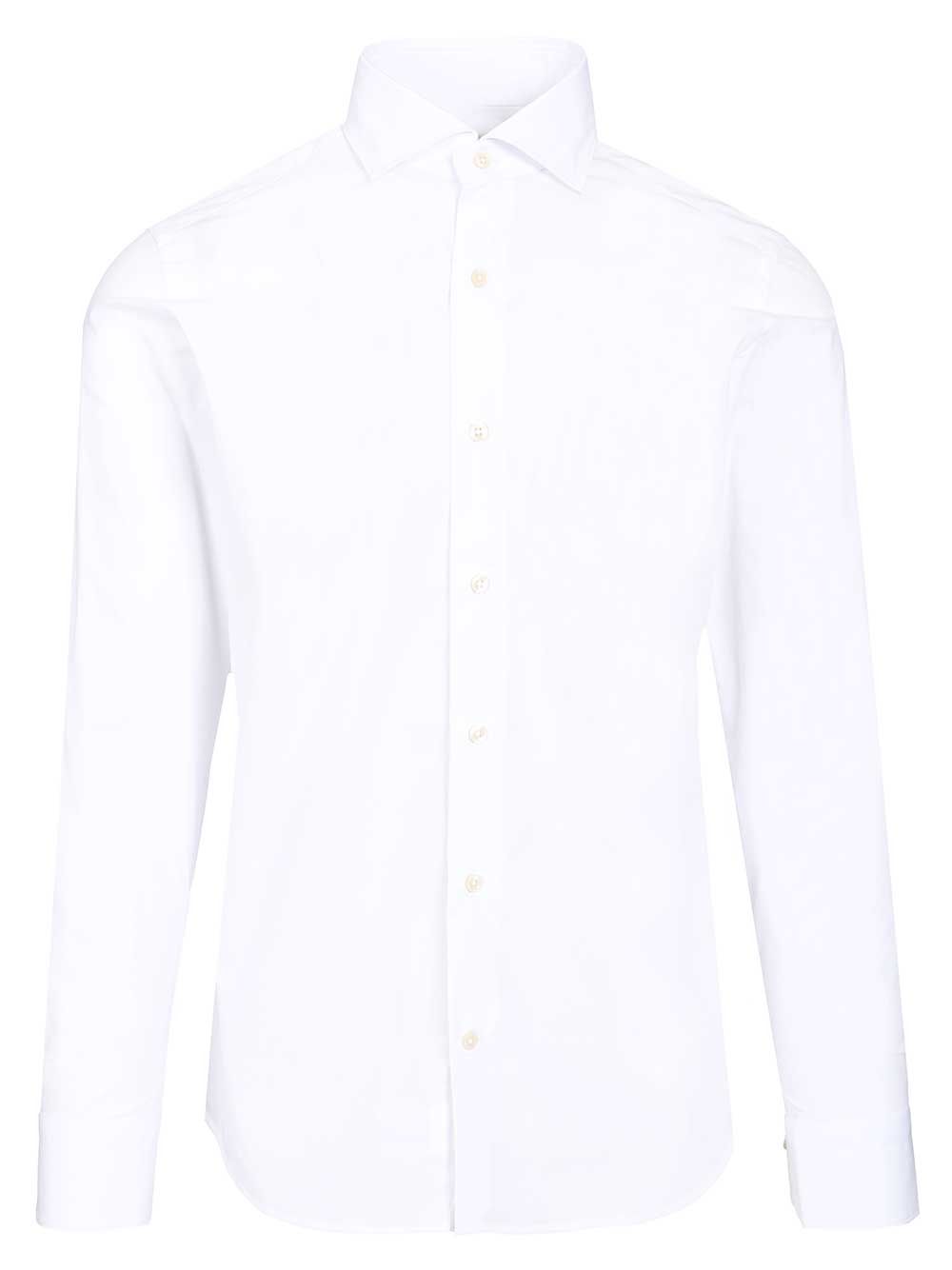 Al Duca D'Aosta Stretch Shirt Shirts - White | fc887fd659904968dab3e8b44fc4a2d0d18f280c