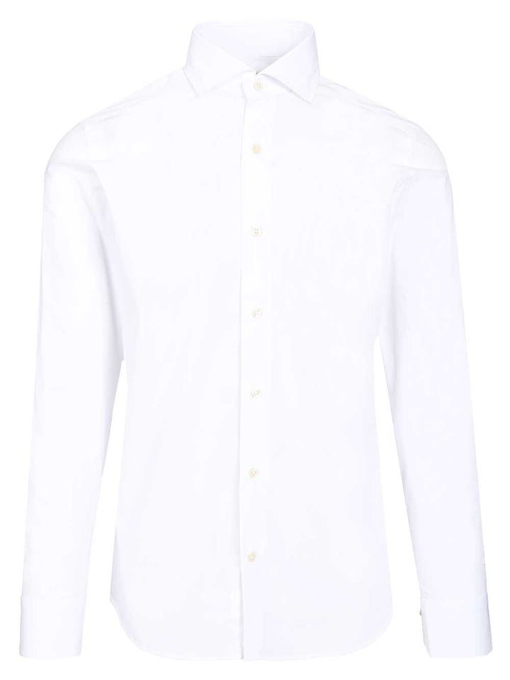 Al Duca D'Aosta Stretch Shirt Shirts - White | fc887fd659904968dab3e8b44fc4a2d0d18f280c