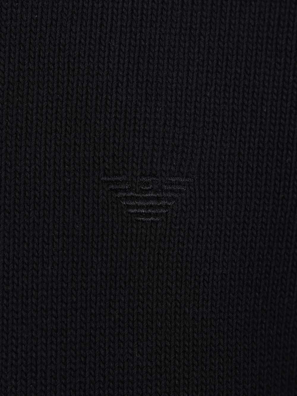 Emporio Armani Cotton Sweater Knitwear - Blue | 6edf0c631defc5b05fda071143f9828251efdee1