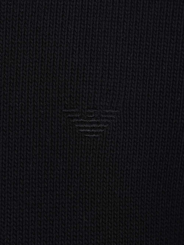 Emporio Armani Cotton Sweater Knitwear - Blue | 6edf0c631defc5b05fda071143f9828251efdee1