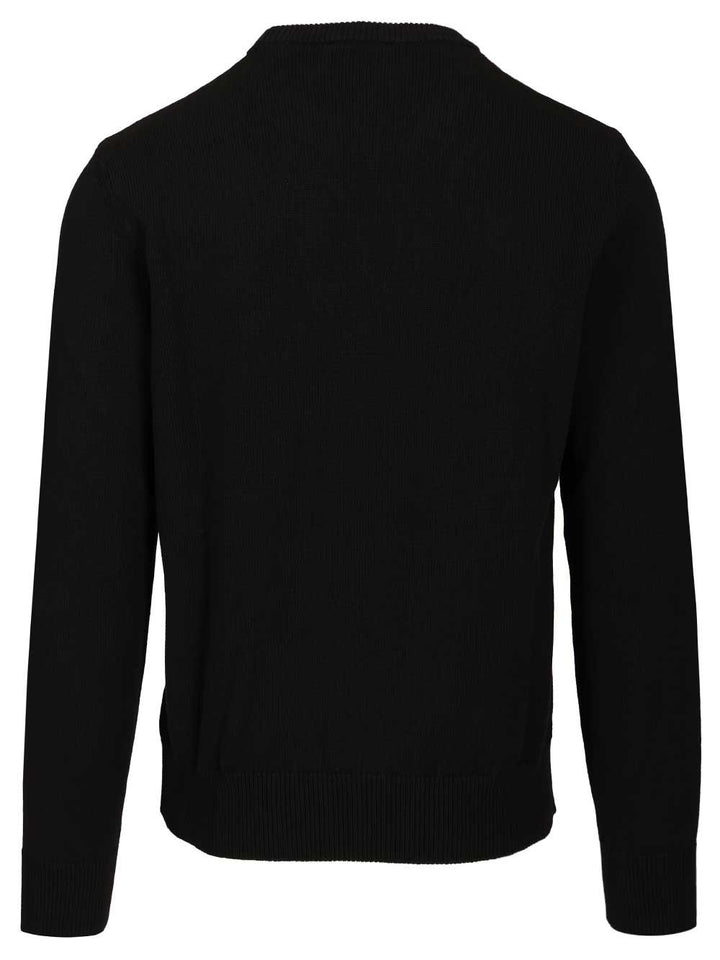 Emporio Armani Cotton Sweater Knitwear - Black | 73091d5ee821015007a622fd3a0f2d13d27d5e6e