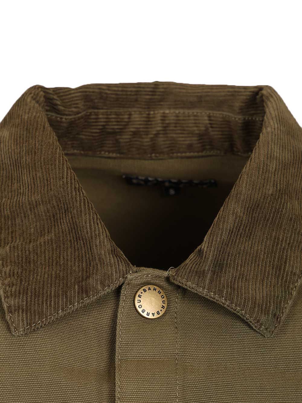 Barbour Declan Overshirt With Patchwork Design Jackets - Green | 37fbe151c32b3fa4e58fa48f388d813fb9f1e425