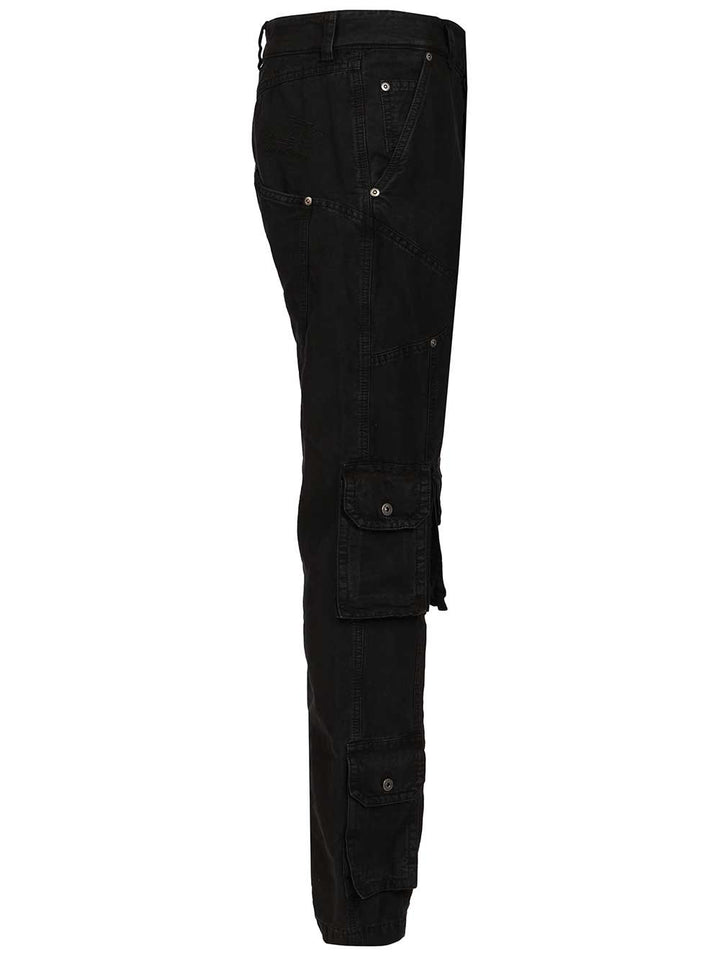 Off-White Multipocket Cargo Jeans Trousers - Black | 399558421964746f3679930fd5264617ad80f9db