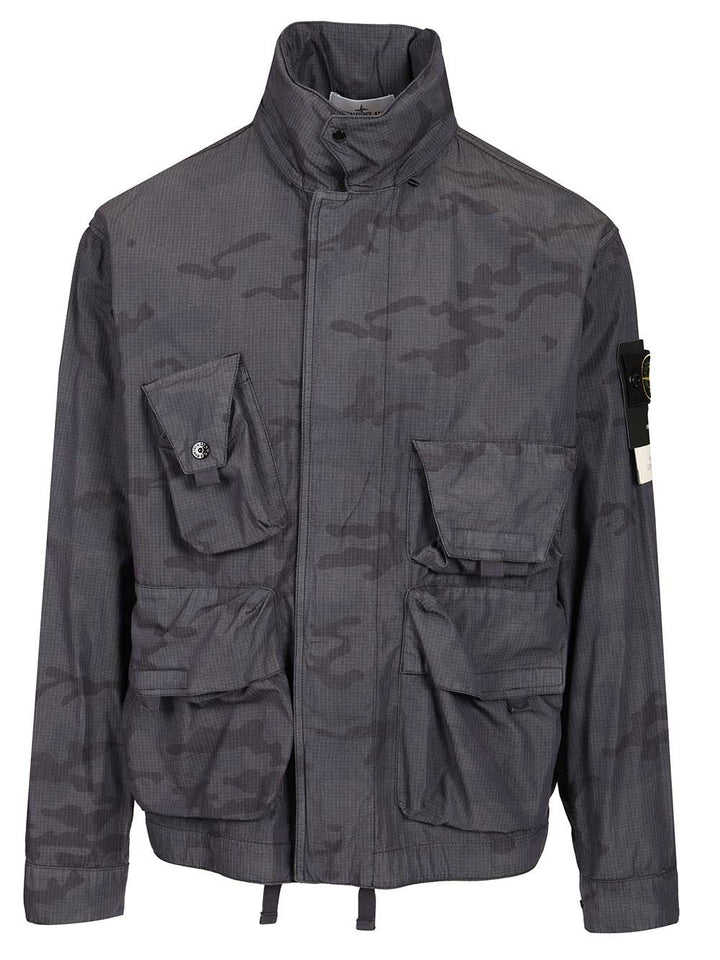 Stone Island Field Jacket Jackets - Blue | 70f5be584417b4202f6f00f3a8342e93db59815c