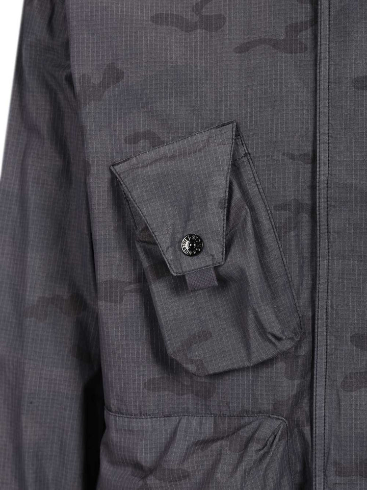 Stone Island Field Jacket Jackets - Blue | 450dd1be9592b0c4ed6625445b5ee0bf81853bed