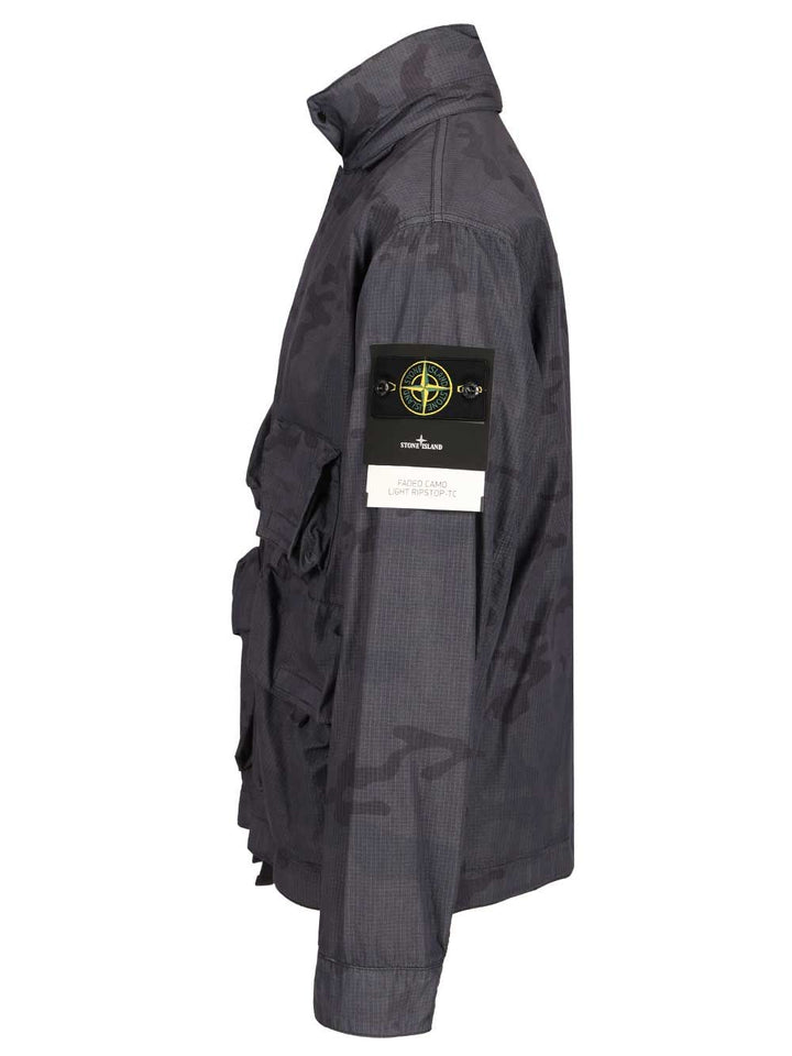 Stone Island Field Jacket Jackets - Blue | c704a2cf0bab2ee0b0847a82d17d46fdb3490b2b