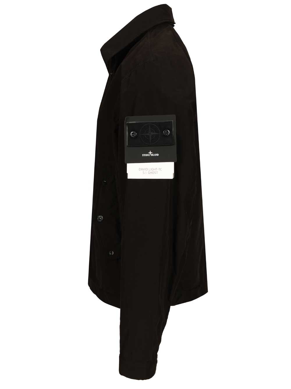 Stone Island Ghost Jacket Jackets - Black | 5428cdebc918ecbbf94d960705fb206256383006