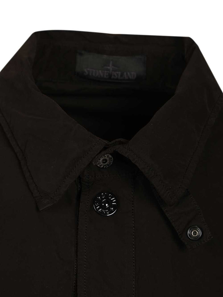 Stone Island Ghost Jacket Jackets - Black | 684833587fb22e272102346375c02d4b81c59f08