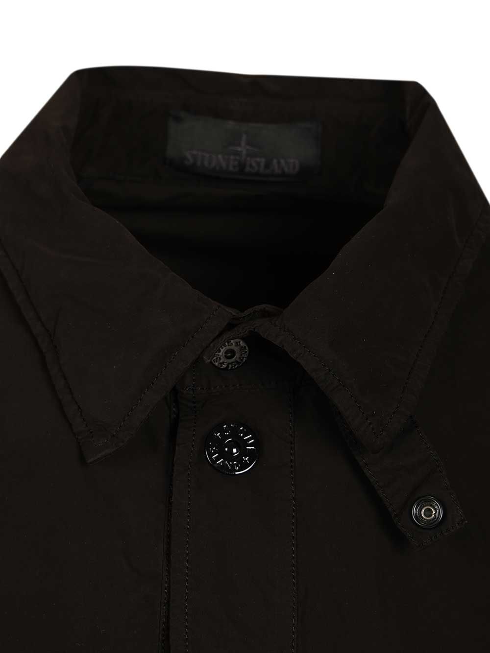 Stone Island Ghost Jacket Jackets - Black | 684833587fb22e272102346375c02d4b81c59f08