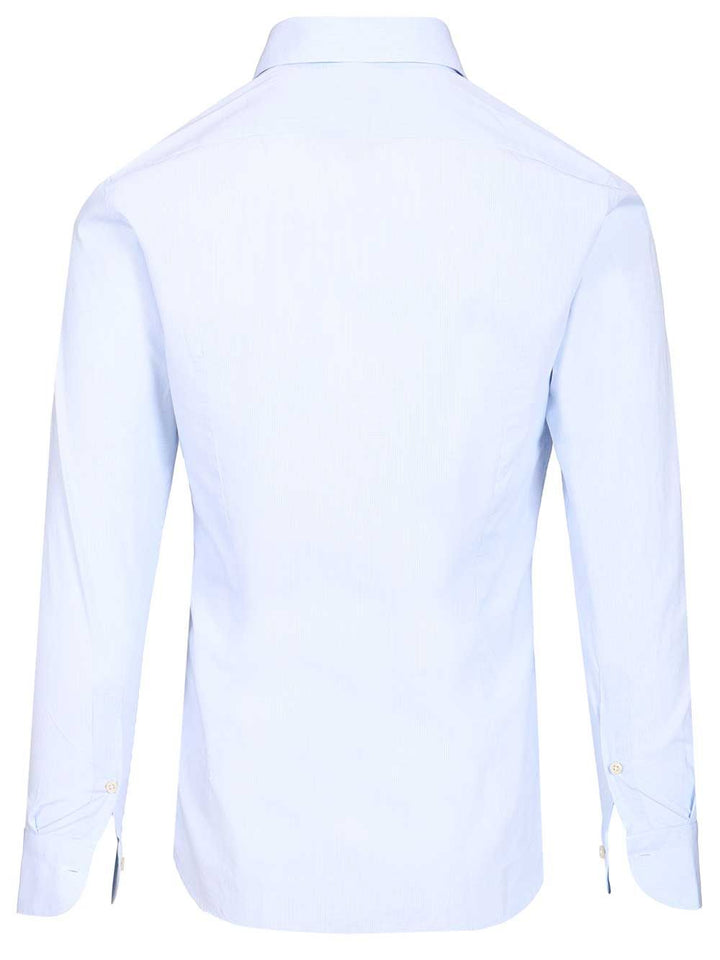 Al Duca D'Aosta Vichy Cotton Shirt Shirts - Light blue | dd69593283f5f5db5b45176dc5855ff1268c9660