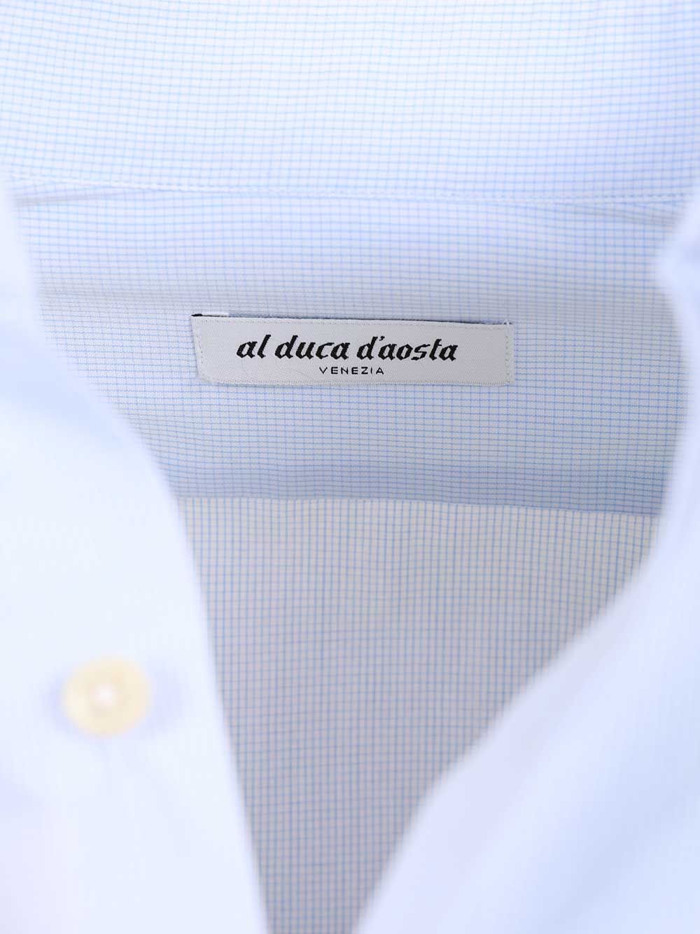Al Duca D'Aosta Vichy Cotton Shirt Shirts - Light blue | 6262cdfa4999900b63bc7b0f33b8c7dee63f88f7