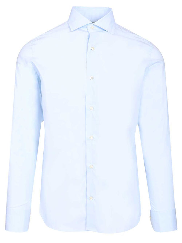 Stretch Shirt Shirts Light Blue