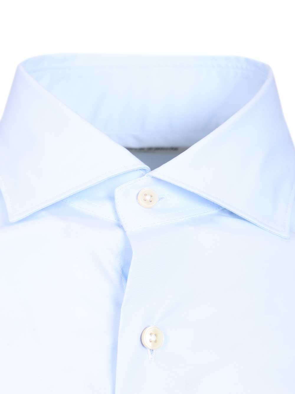 Al Duca D'Aosta Stretch Shirt Shirts - Light blue | 943dab5e785e4092748d60a7332dfd24cae7e805