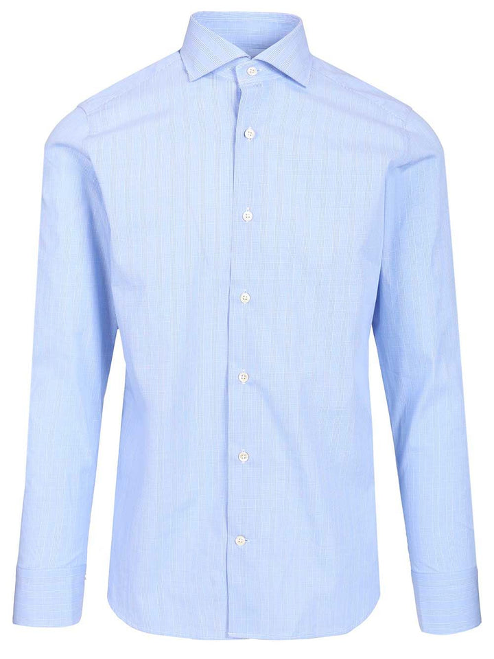 Al Duca D'Aosta Striped Shirt Shirts - Light blue | 7e9dbde666658f26745dd944adc2ffa2e0ca6fea