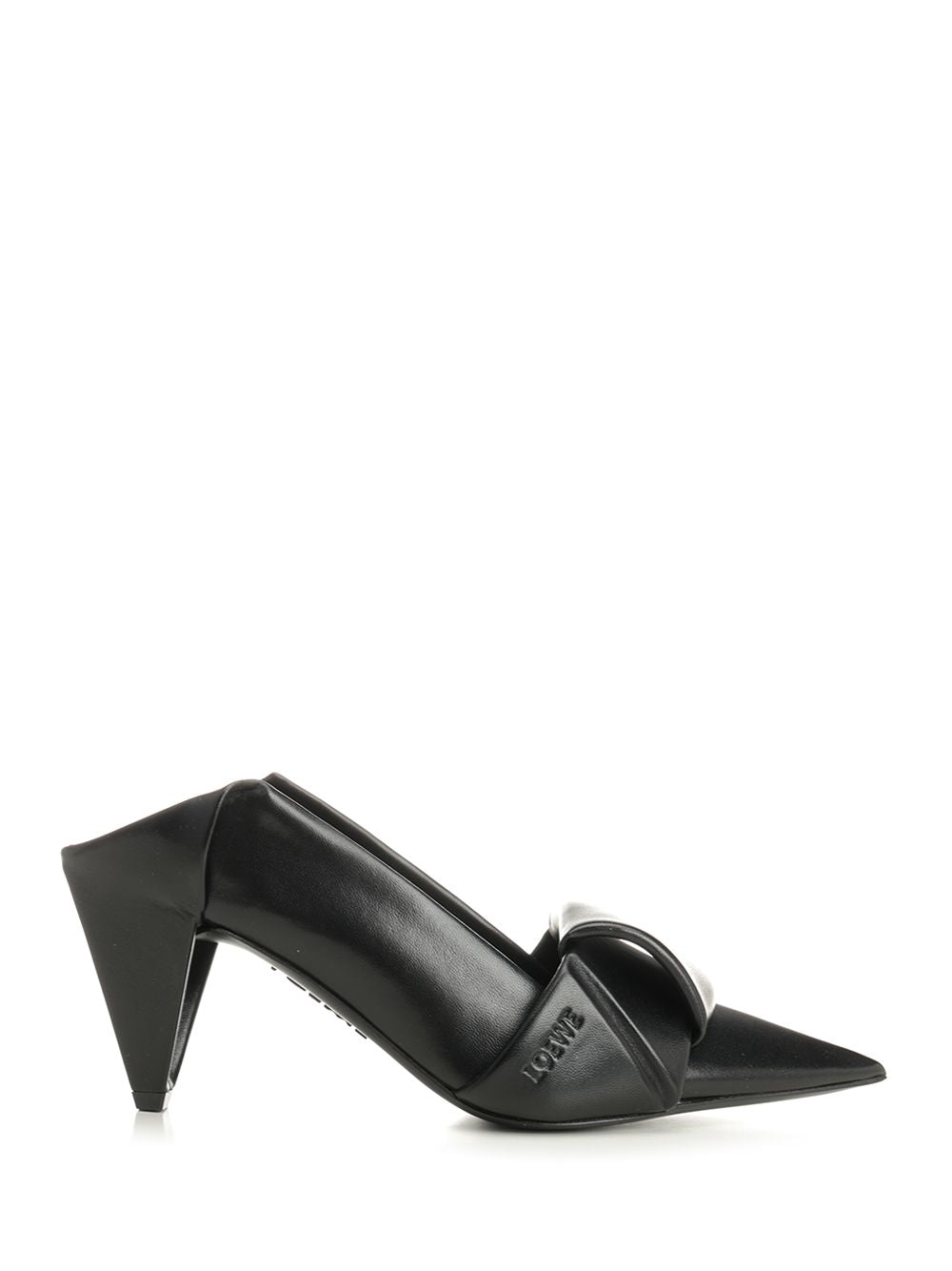 Loewe Origami Flap Back Pump 70 Pumps - Black | ad3074dbe0519924bb08a3718df31ee3c25fea7b