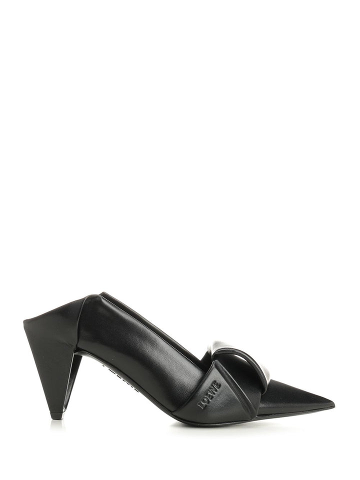 Loewe Origami Flap Back Pump 70 Pumps - Black | ad3074dbe0519924bb08a3718df31ee3c25fea7b