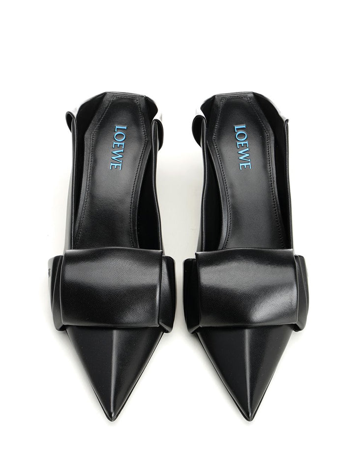 Loewe Origami Flap Back Pump 70 Pumps - Black | a45b000c8ac7e9990d4812d992cdb38e07b32420